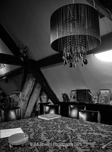 Seance table Seance table at Falstaffs