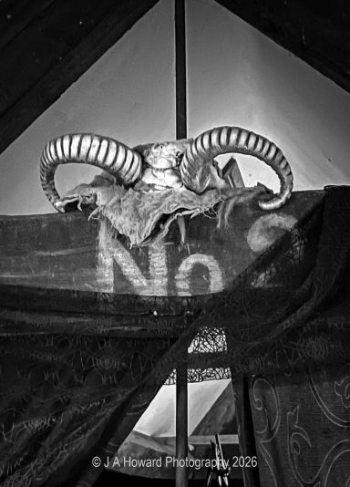 Ram's horns Horns in the attic at Tudor World museum - join full Circle Paranormal as we investigate the ghost stories in this amazing venue