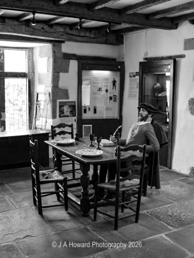 Interior display at Bakewell Old House Museum - Join Full Circle Paranormal for a ghost hunt here